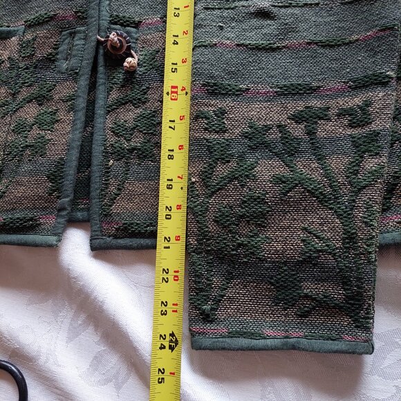 Vintage Flashback Women’s Tree Patterned Long Sleeve Jacket/Coat, Size M - Picture 11 of 11